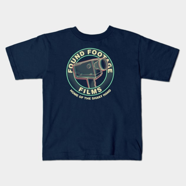 Found Footage Films Kids T-Shirt by robotrobotROBOT